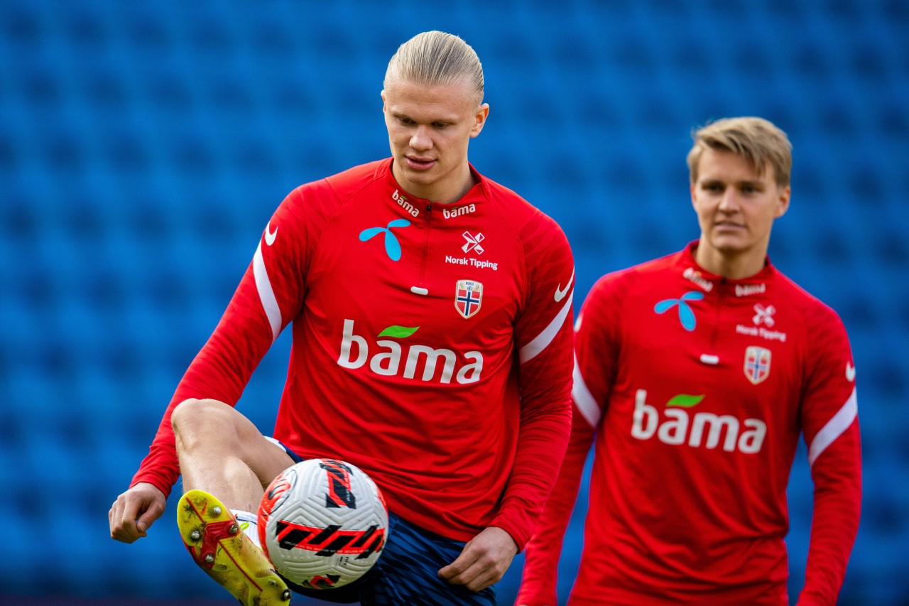 Erling Haaland und Martin Ödegaard sind gute Freunde.