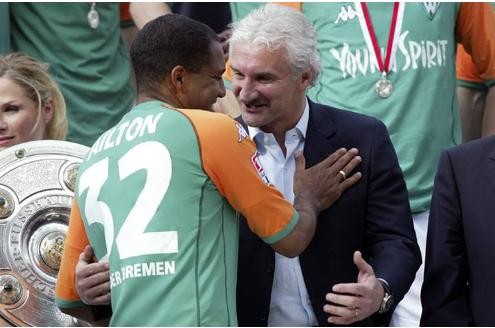 Gratulation von Rudi Völler ...