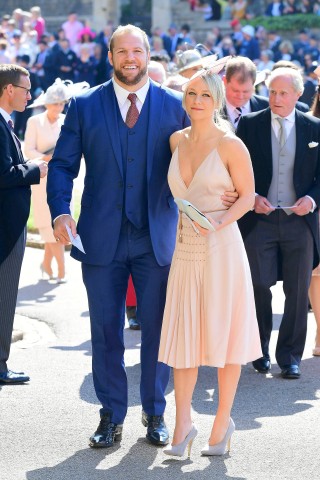 Rugbyspieler James Haskell und die Moderatorin Chloe Madeley