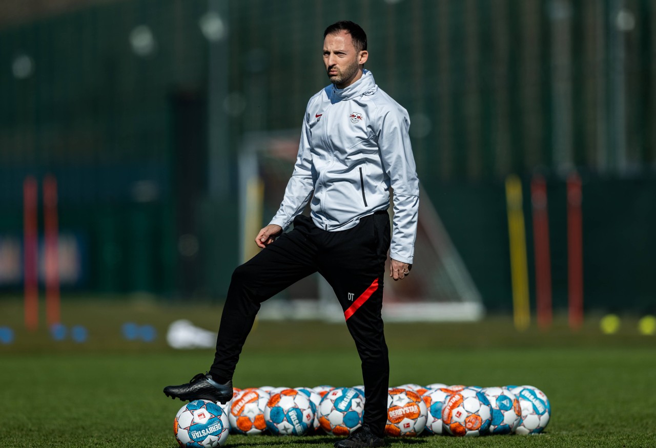 RB-Coach Domenico Tedesco glaubt an eine Finte des BVB bezüglich Erling Haaland.