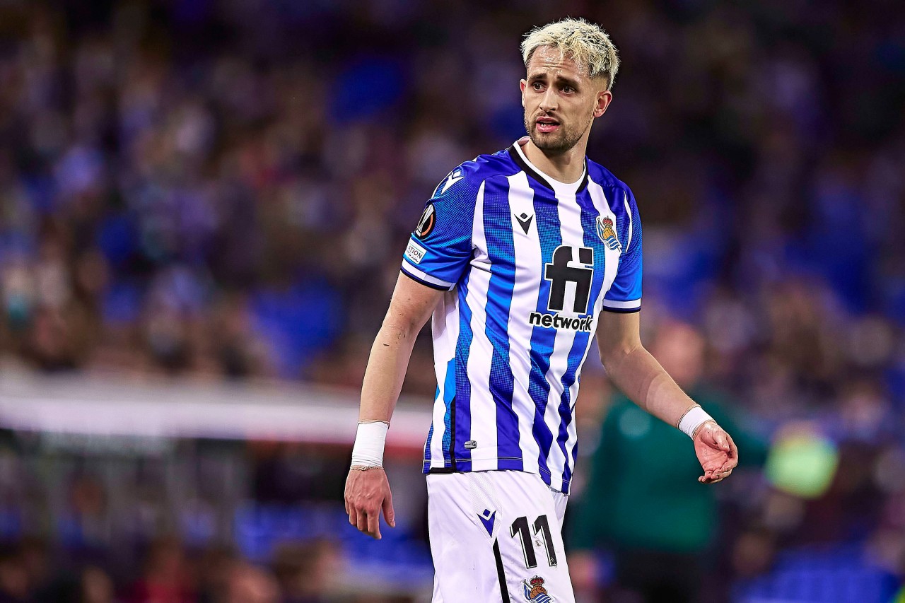 Adnan Januzaj feiert bei Real Sociedad Erfolge. 