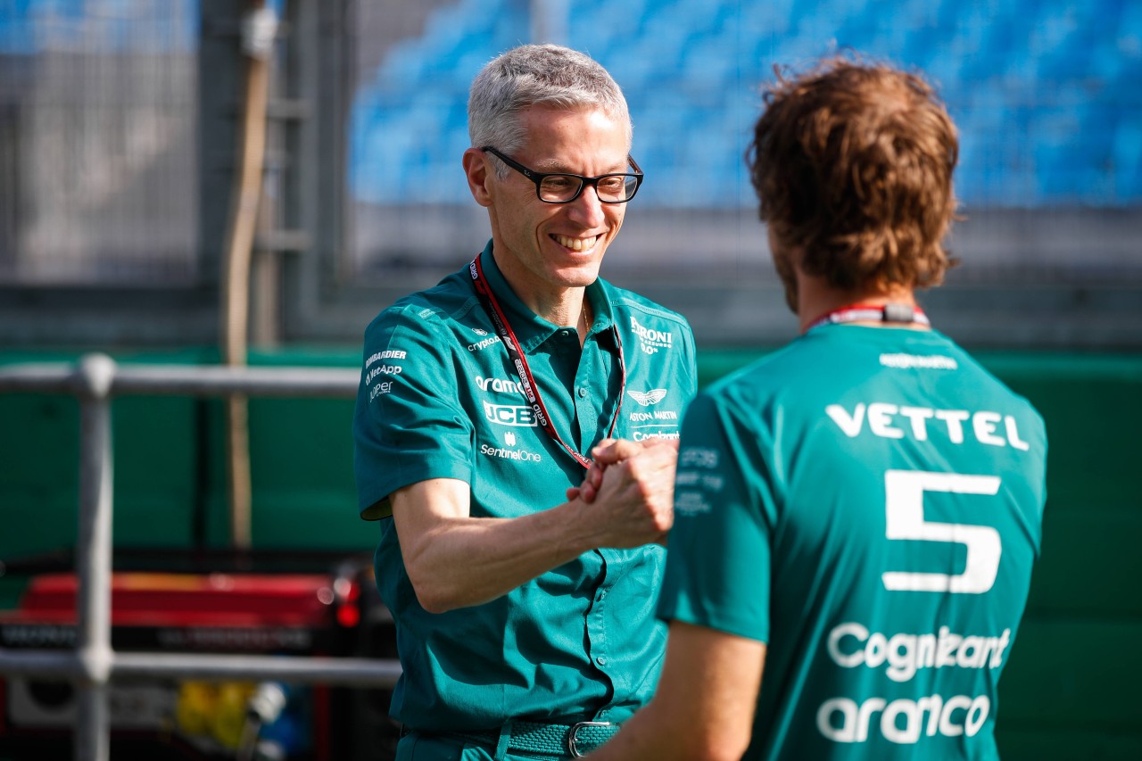 Mike Krack mit Sebastian Vettel.