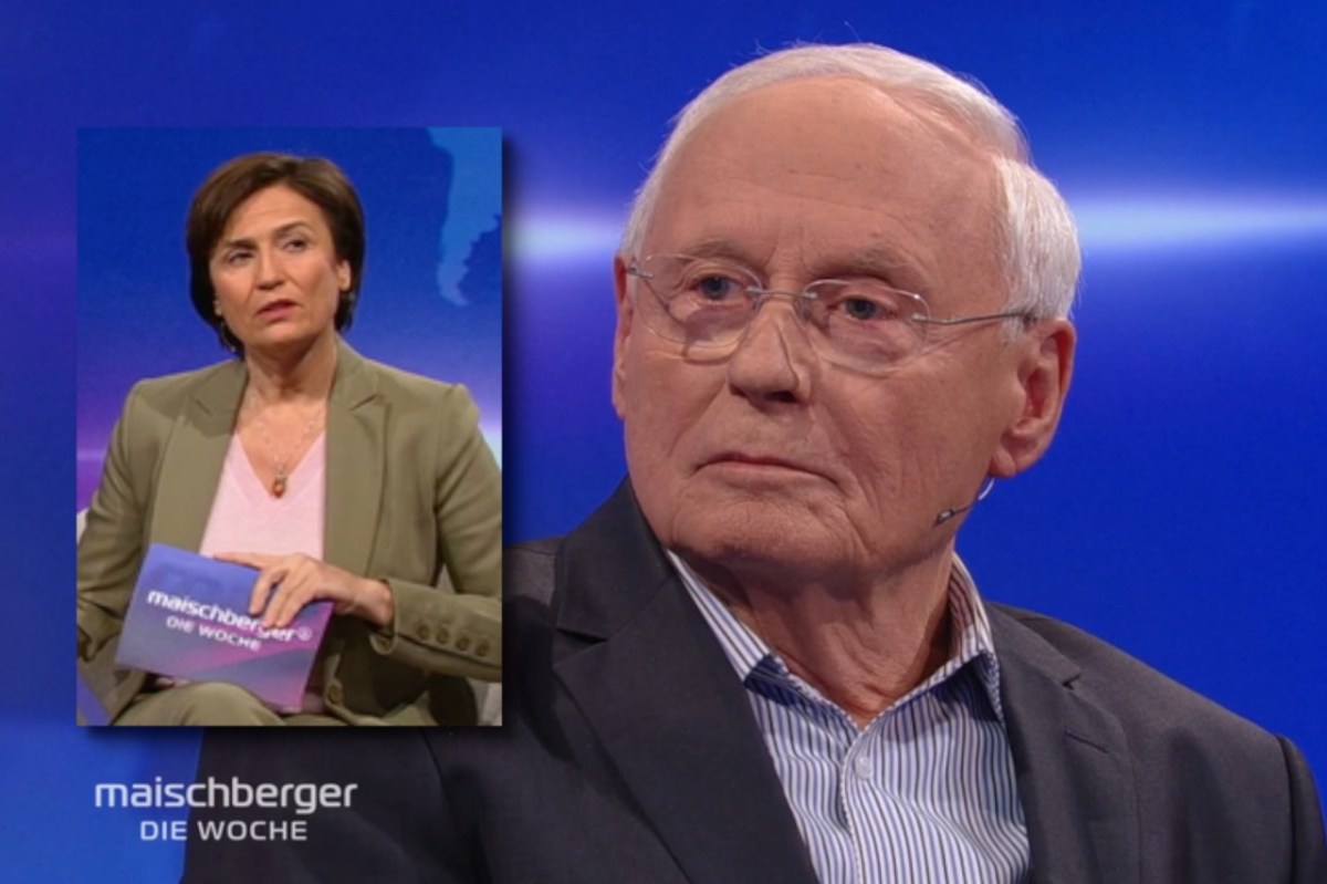 Oskar Lafontaine zu Gast bei Sandra Maischberger.