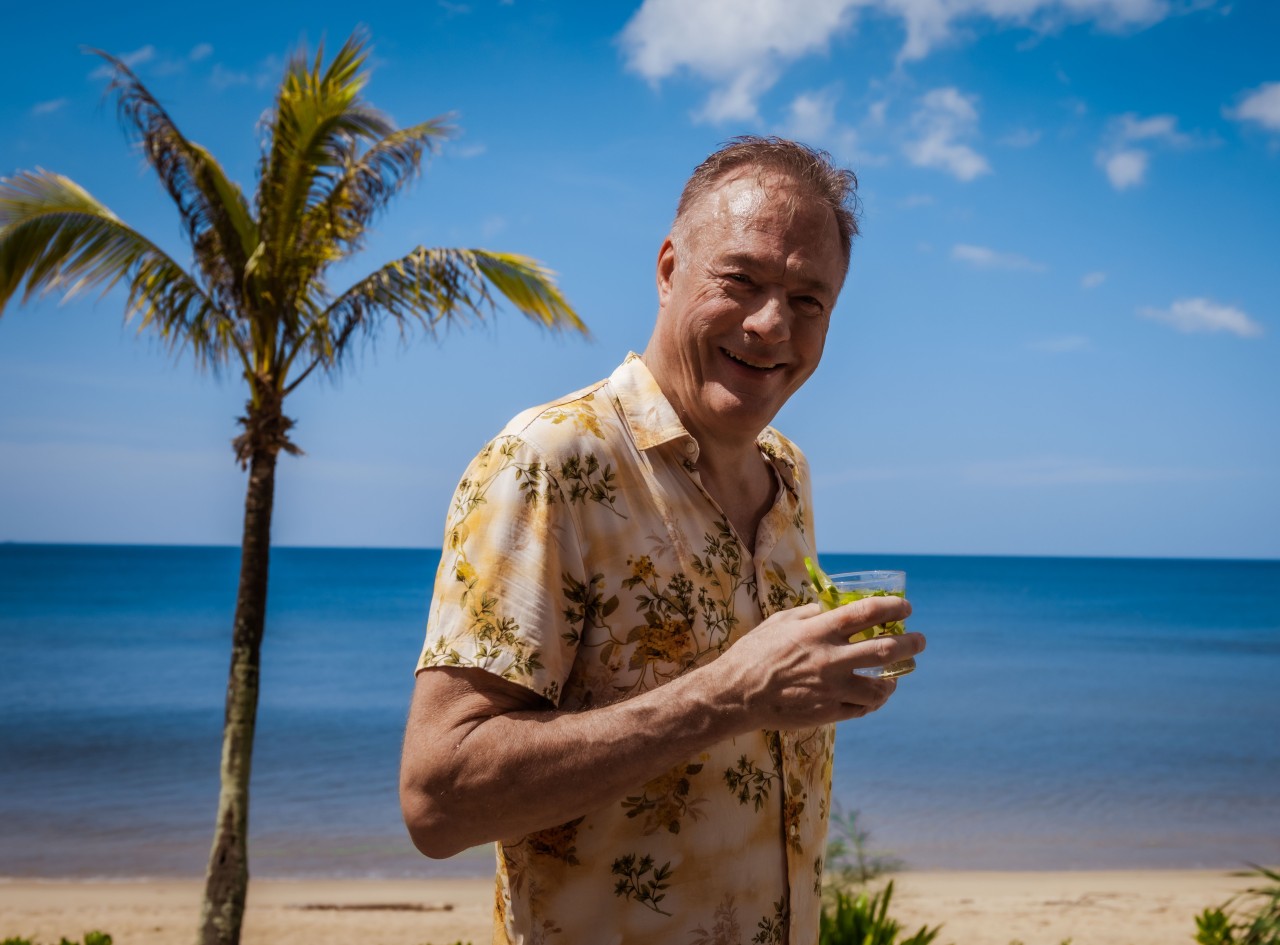 Ronald Schill am „Kampf der Realitystars“-Traumstrand in Thailand.
