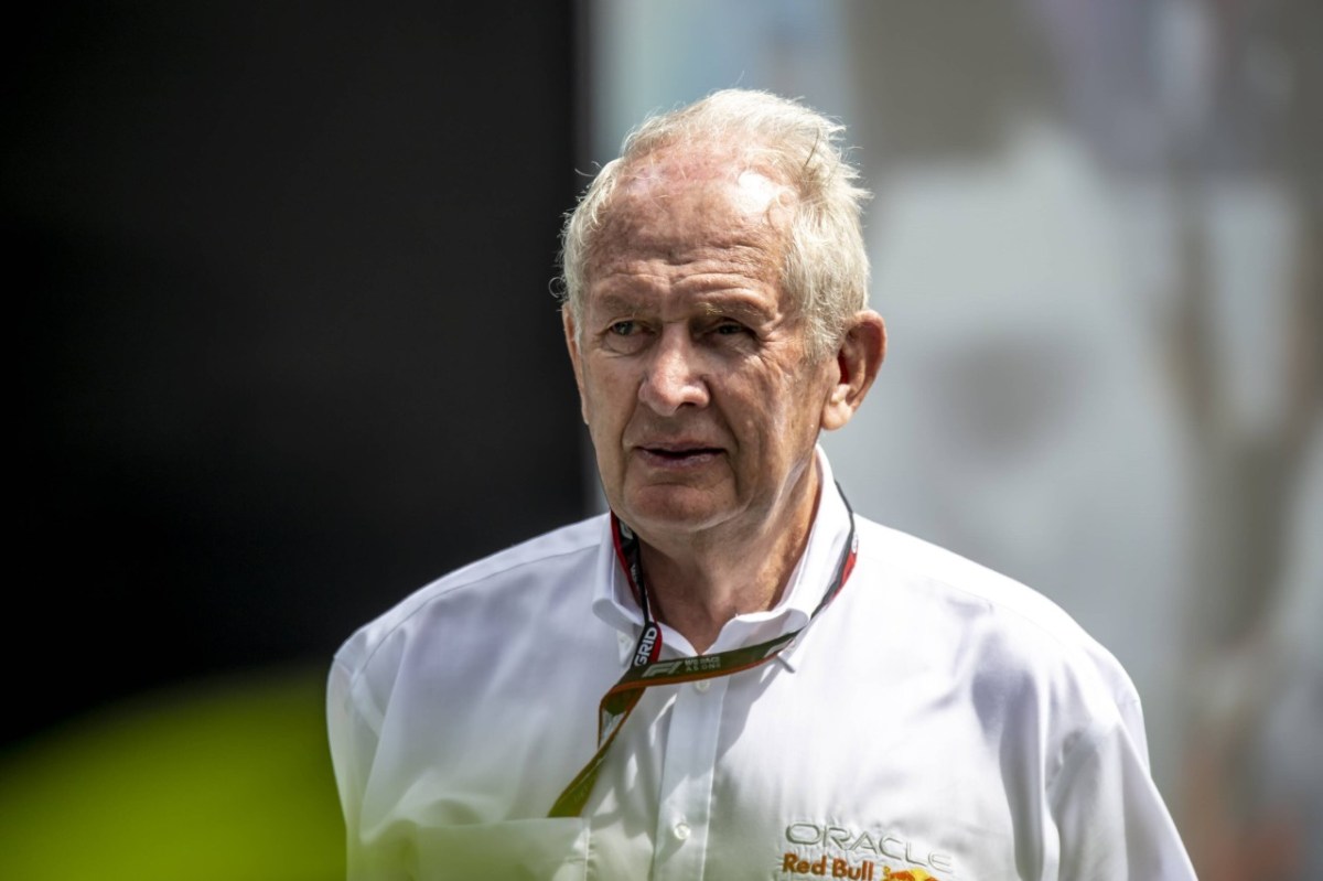 Helmut Marko spicht über die Updates.