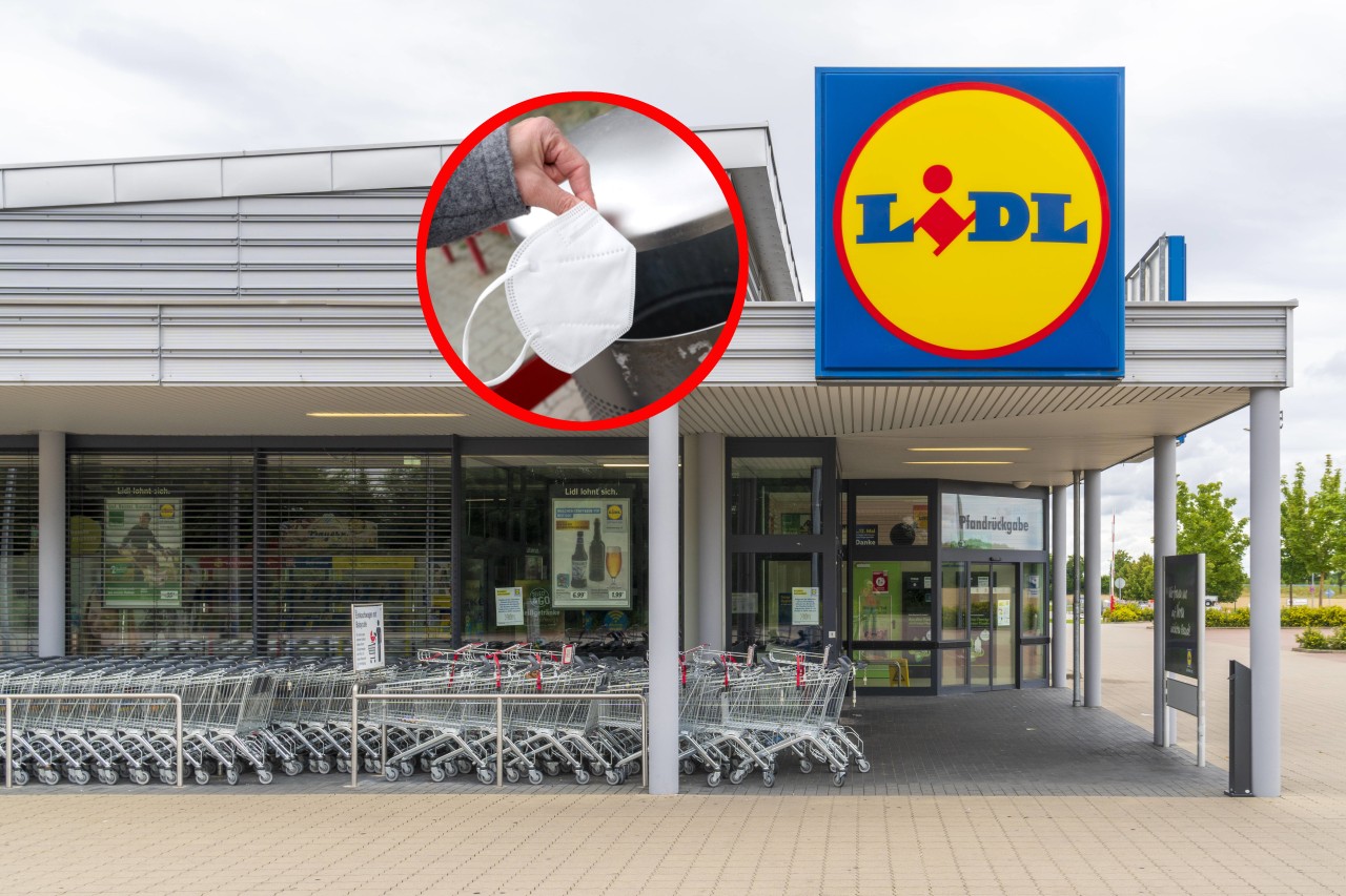 Müssen Kunden bei Lidl Maske tragen oder nicht? Ab dem 3. April gelten neue Regeln.