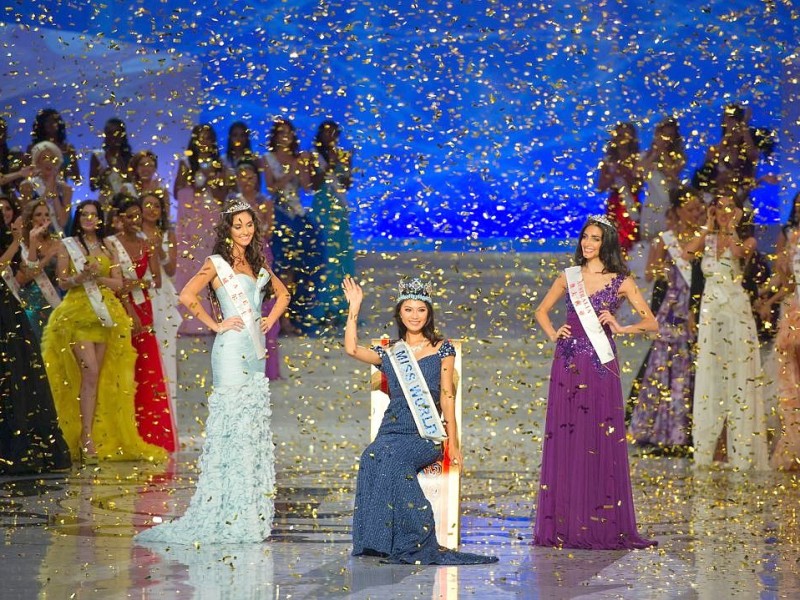 Yu Wenxia ist Miss World 2012.