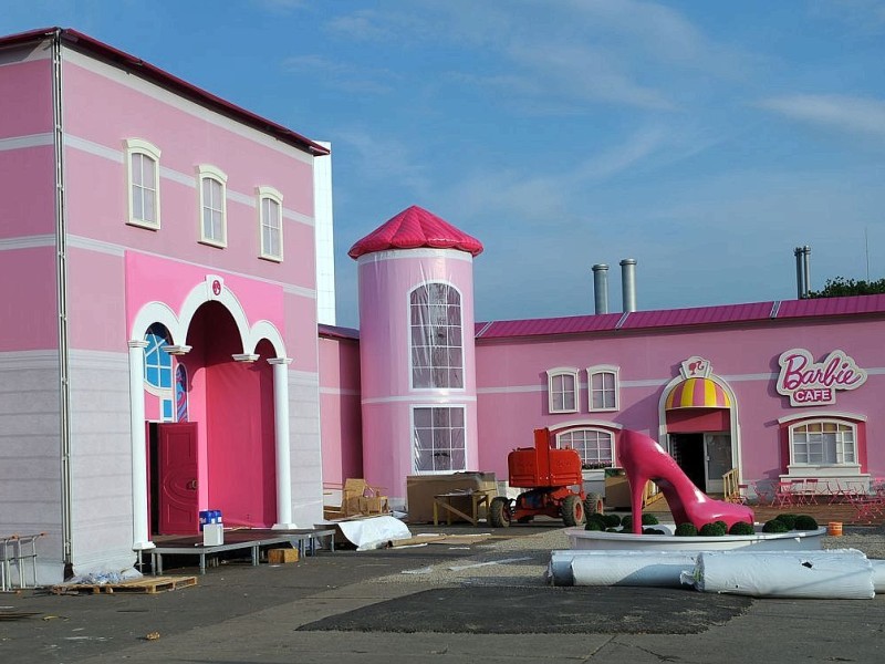 Die Barbies Dreamhouse Experience in Berlin. Auf 2500 Quadratmetern können Fans der blonden Puppe alles Neue rund um Barbies Leben entdecken.