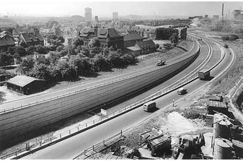 Westliche Parallelrampen der Anschlussstelle Dorstener Straße.