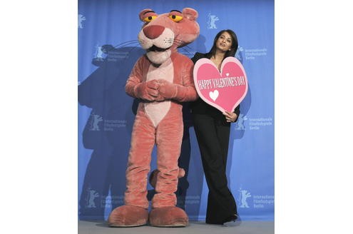 Aishwarya Rai Bachchan und der rosarote Panther
