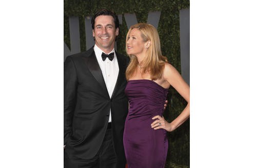 ... seine Freundin, die Schauspielerin und Drehbuch-Autorin Jennifer Westfeldt, aber ganz schön Glück gehabt mit dem zweitsexisten Mann.