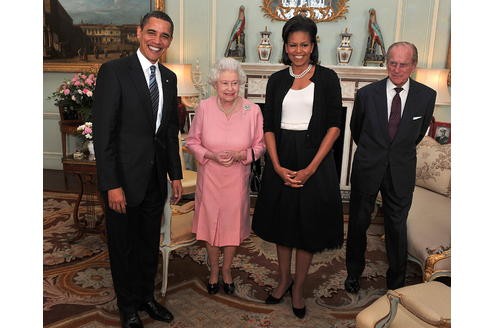 Auch bei der Queen und ihrem Ehemann Prinz Philip waren sie zu Gast.