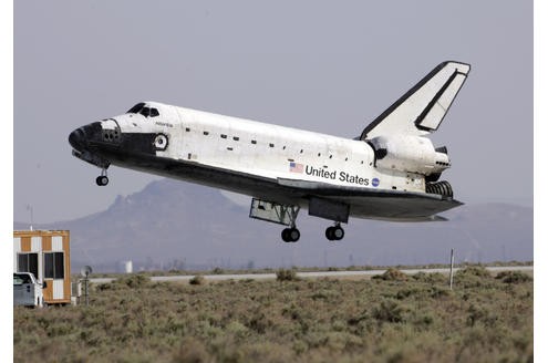 ... bis 2010 fliegen - und wieder landen, so wie auf diesem Bild.