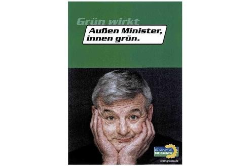 Grün wirkt. Außen Minister, innen grün [2002] (c) Archiv Grünes Gedächtnis