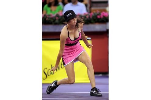 Ballmädchen in Madrid