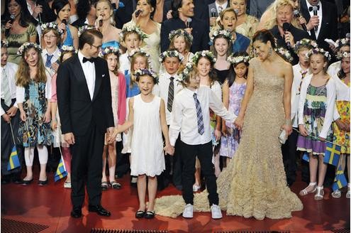Krönender Abschluss: Viktoria und Daniel Westling am Vorabend der Hochzeit im Konzerthaus von Stockholm.