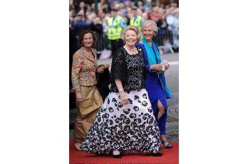 Aus den Niederlanden angereist: Königin Beatrix...