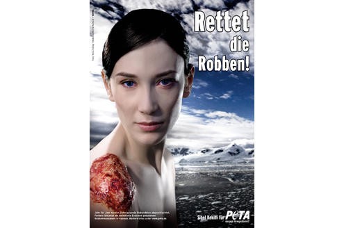 Ihre Kollegin Sibel Kekilli setzt sich für die Rettung der Robben ein.