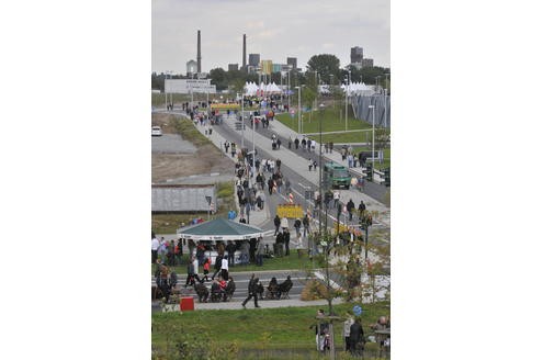 Bei den Quartiertagen hat Thyssen-Krupp sein neues Domizil der Öffentlichkeit vorgestellt.