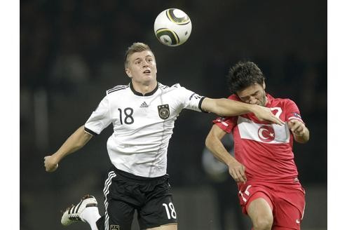 EM-Qualifikationsspiel Deutschland gegen Türkei, Endstand 3:0 (1:0).