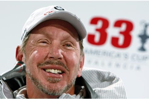 Software-Mogul Larry Ellison erreicht mit seinem geschätzten Vermögen von 39,5 Milliarden Dollar den fünften Platz.