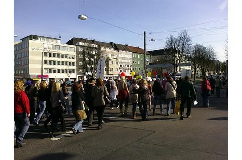 Marsch der Huren - Prostituierte demonstrieren in Dortmund. Foto: Katrin Figge