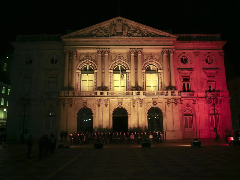 Die Stadthalle in Lissabon.