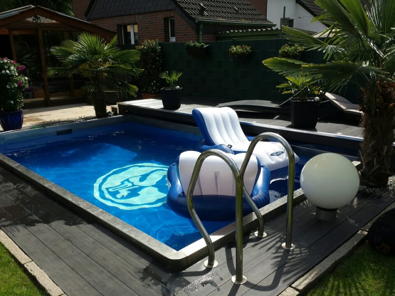 Ein schicker Pool mit Relax-Garantie.