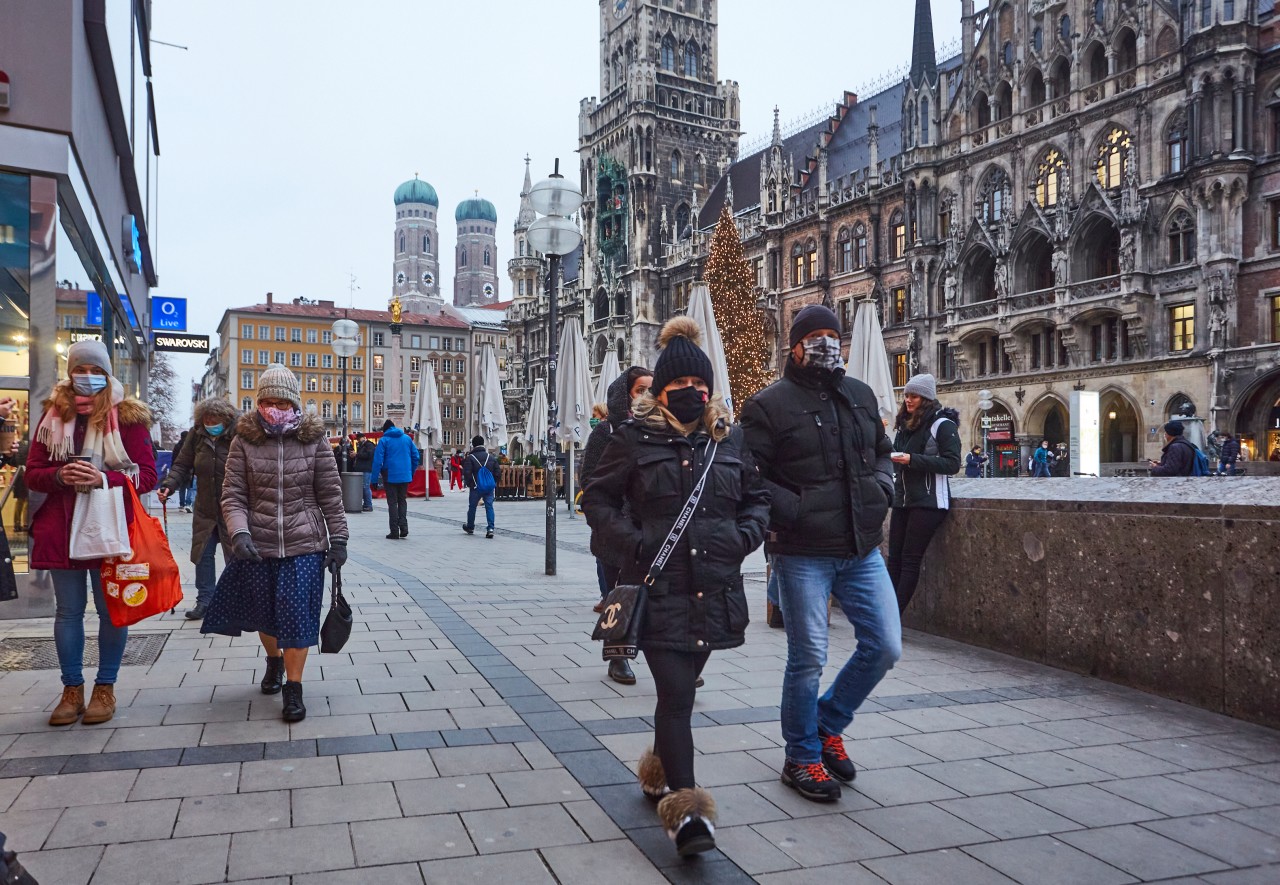 Kein Christkindlmarkt in München. 