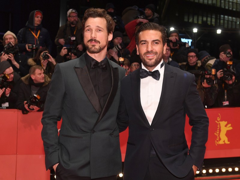 Florian David Fitz und Elyas M’Barek (v.l.) gut gelaunt.