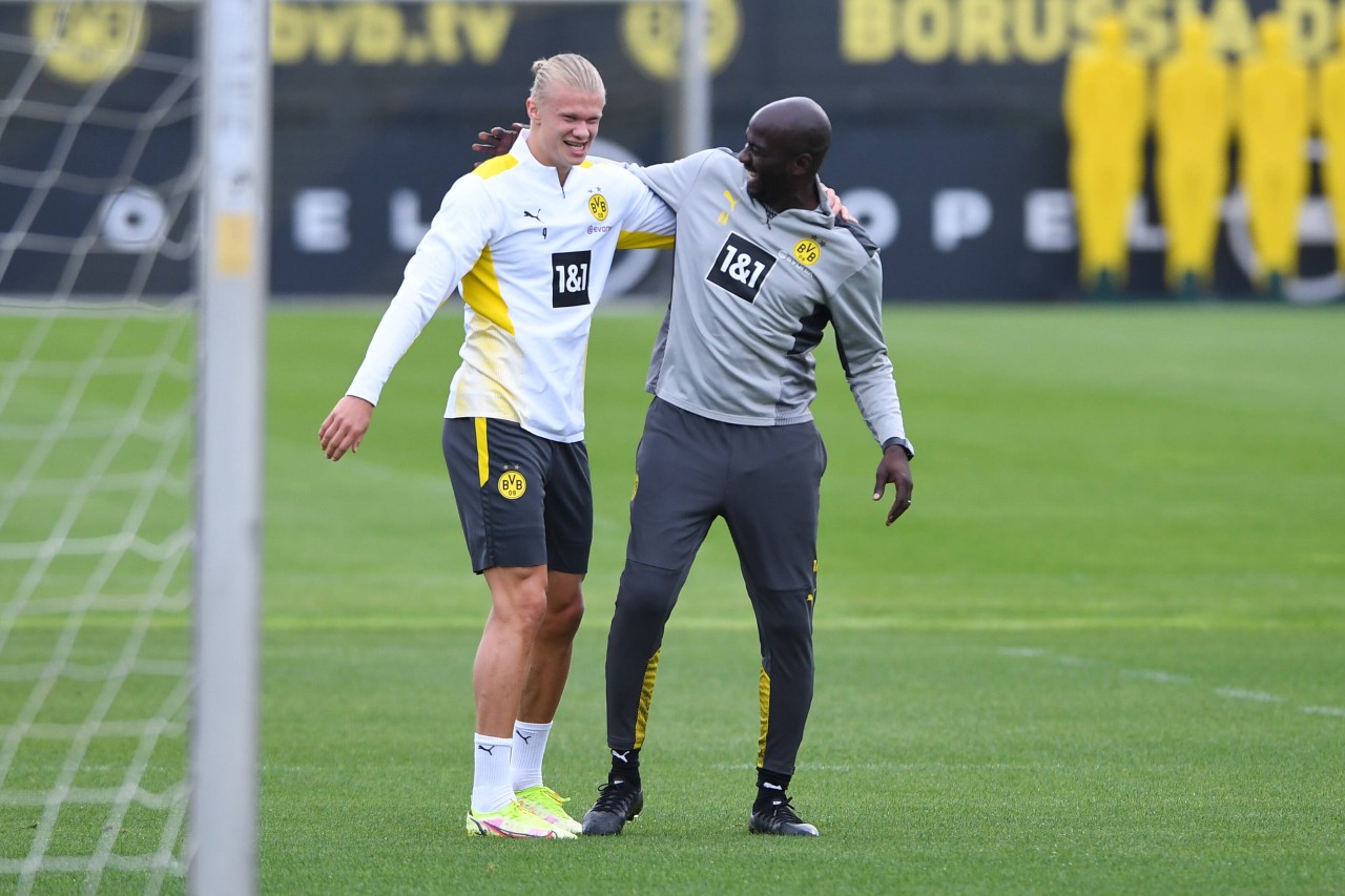 Otto Addo versteht sich auch mit Erling Haaland blendend. 