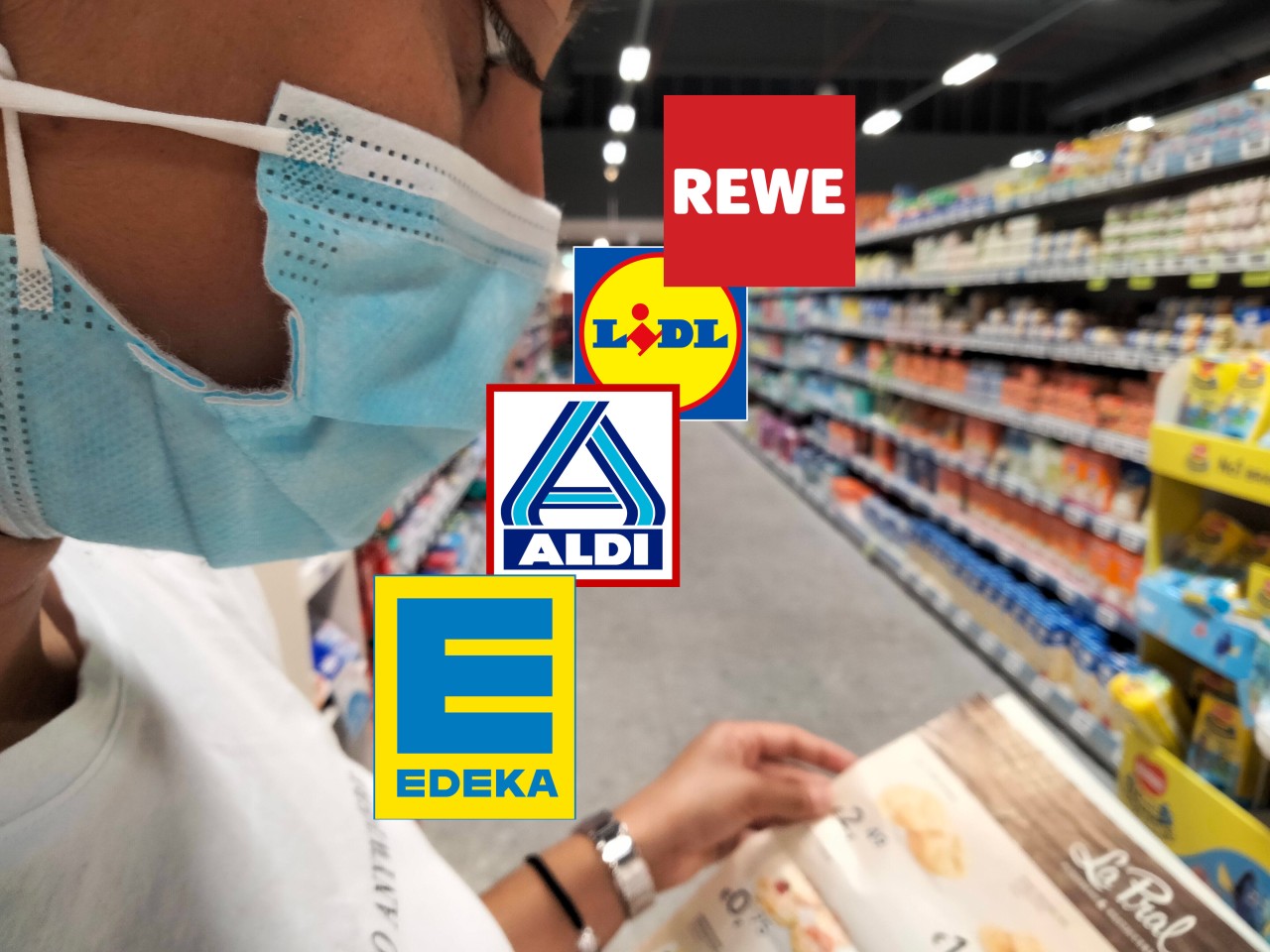 Aldi,Lidl und Co.: Reicht die OP-Maske ab Oktober noch aus? (Symbolbild)