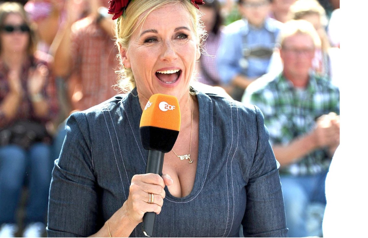 „Fernsehgarten“-Moderatorin Andrea Kiewel.