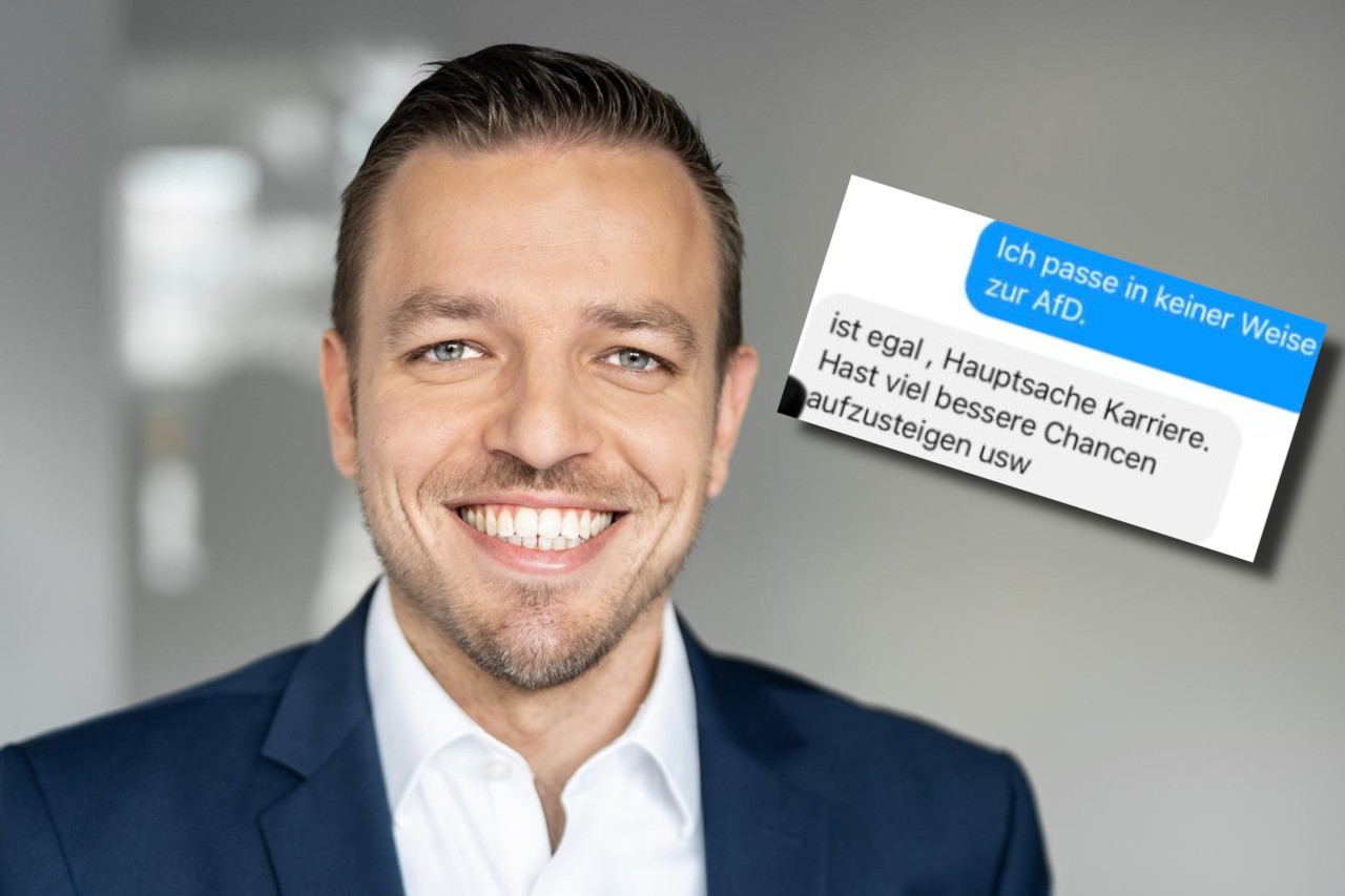 Florian Fuchs, CDU-Bundestagskandidat in Essen, erhielt dubiose Nachrichten über Facebook. 