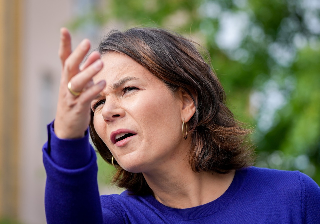 Annalena Baerbock stellt sich den Fragen von Kindern – und kam in eine unerwartete Situation. (Archivfoto)