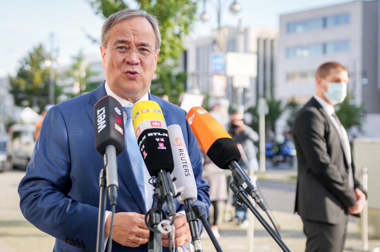 Armin Laschet regt sich über die Frage einer Journalistin auf. (Archivfoto)