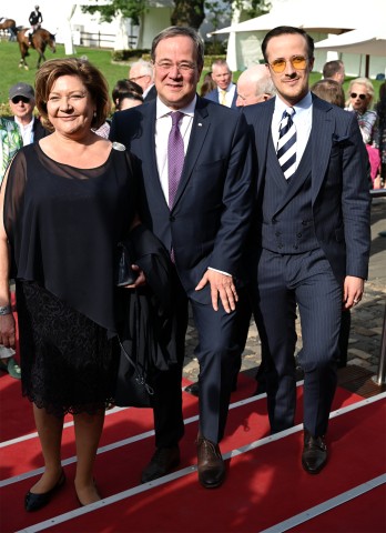 Armin Laschet mit Ehefrau Susanne und Joe, eines der drei Kinder des Paares.