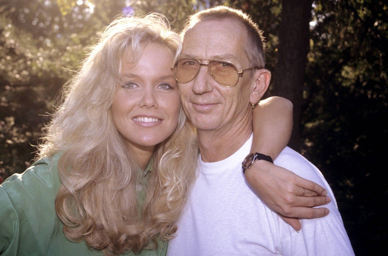 „Bauer sucht Frau“-Star Inka Bause und ihr Vater Arndt Bause im Jahr 1991. 