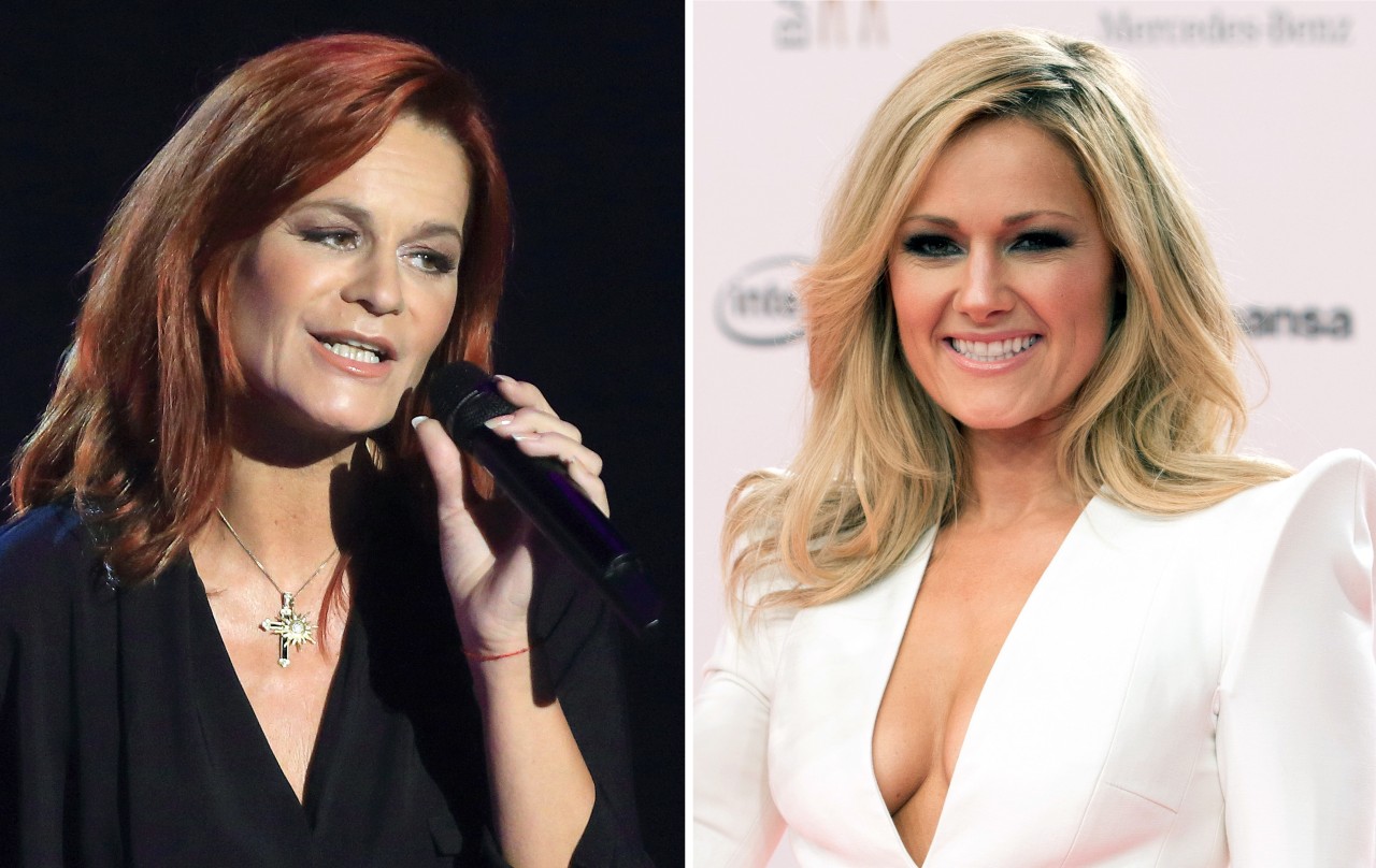 Helene Fischer (rechts) und Andrea Berg.