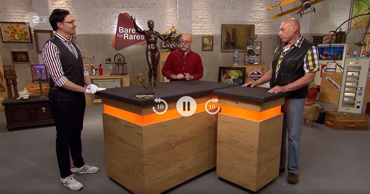 Diese Bronzefigur sollte bei „Bares für Rares“ verkauft werden.