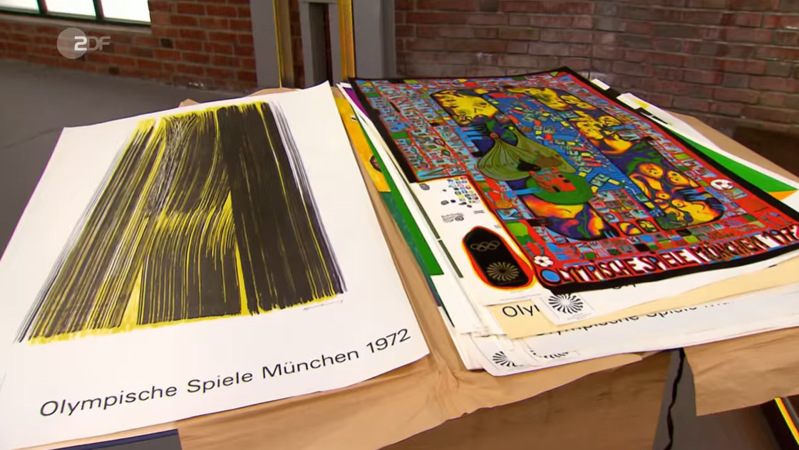 Die Mappe beinhaltet 28 Kunstplakate von diversen Künstlern.