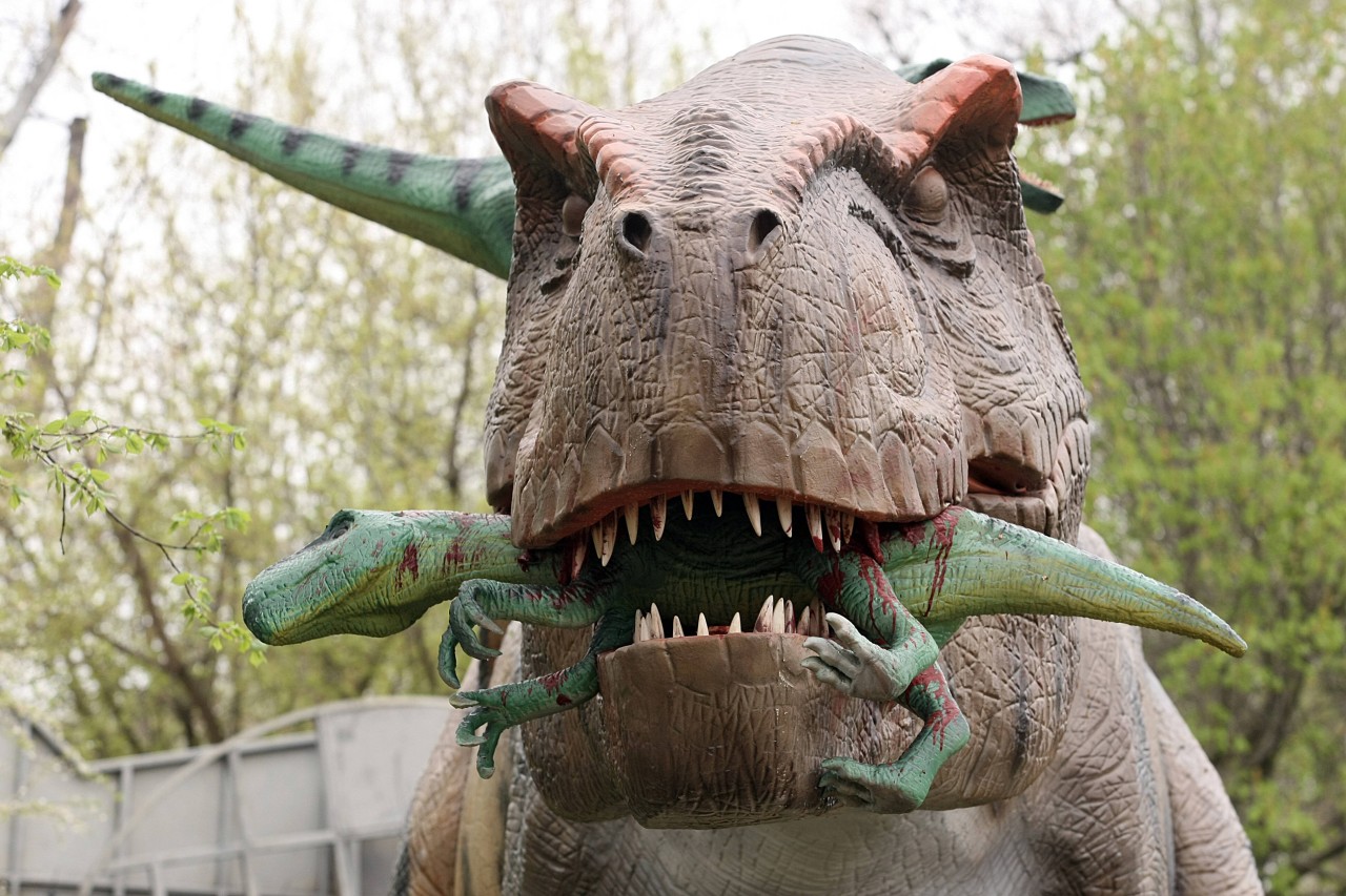 Bochum: Dinos begeistern Kinder überall. Hier ein Bild aus der ukrainischen Hauptstadt Kiew.