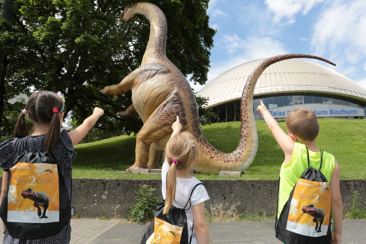 Bochum: Plötzlich sind überall Dinos zu sehen.