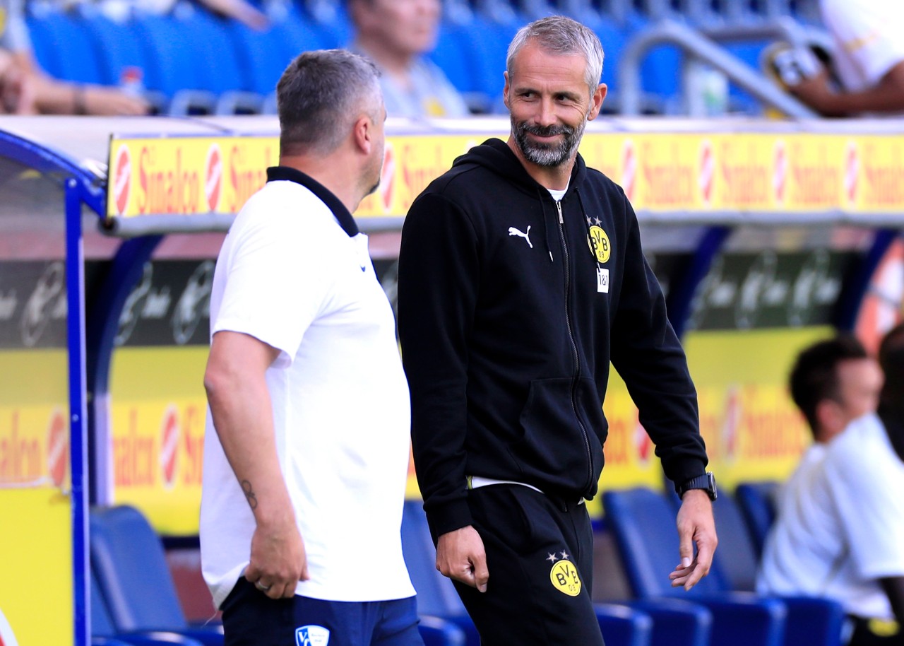 Borussia Dortmund: BVB-Coach Marco Rose und VfL-Trainer Thomas Reis kennen sich gut.