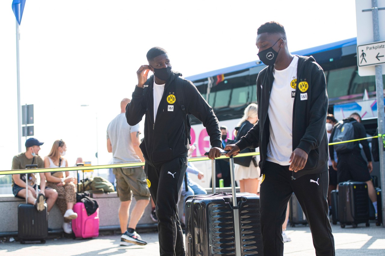 Neu bei Borussia Dortmund: Soumaila Coulibaly (l.) und Abdoulaye Kamara (r.).