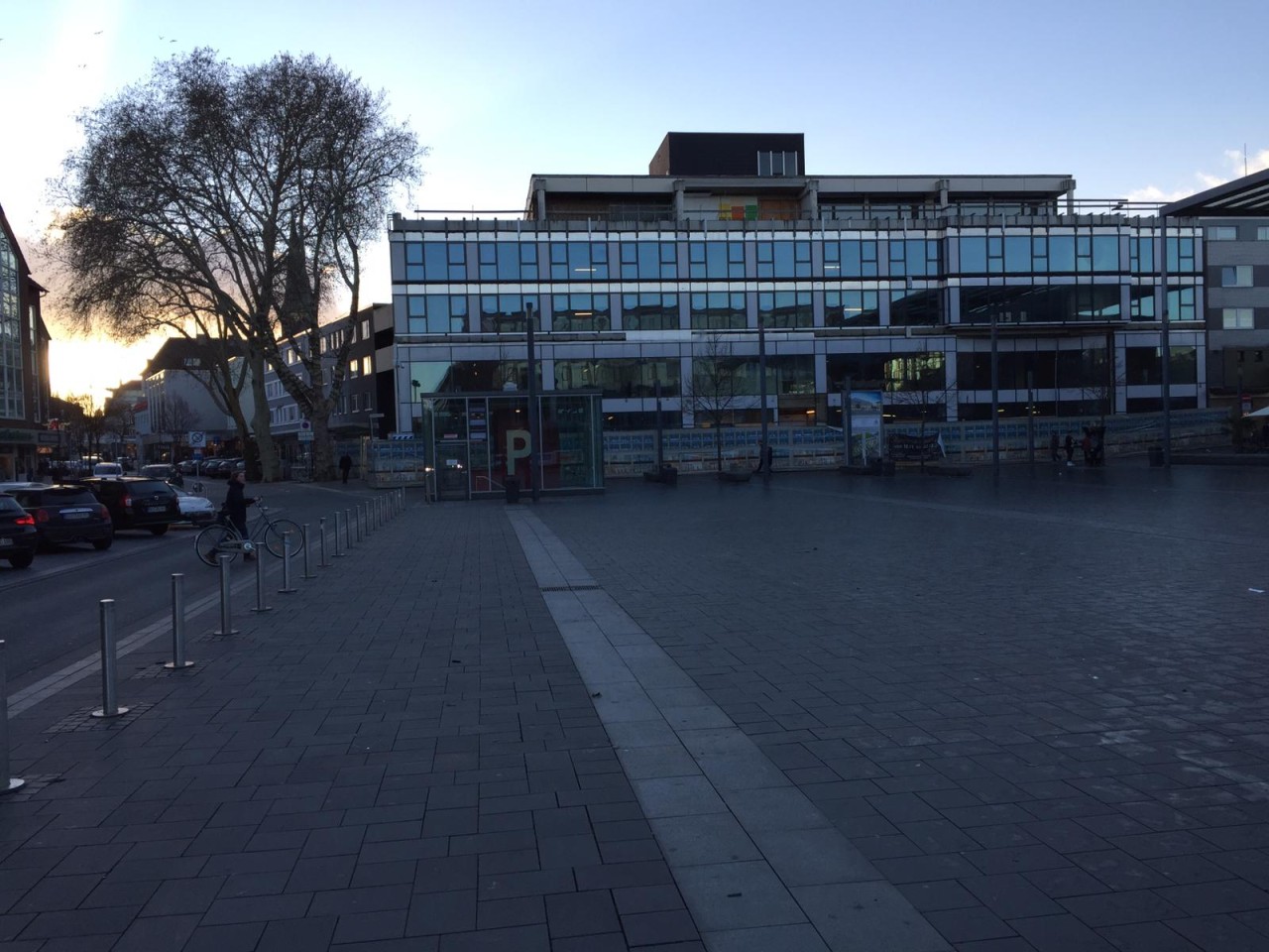 Der Berliner Platz in Bottrop: Hier fuhr der Täter in eine Menschengruppe.