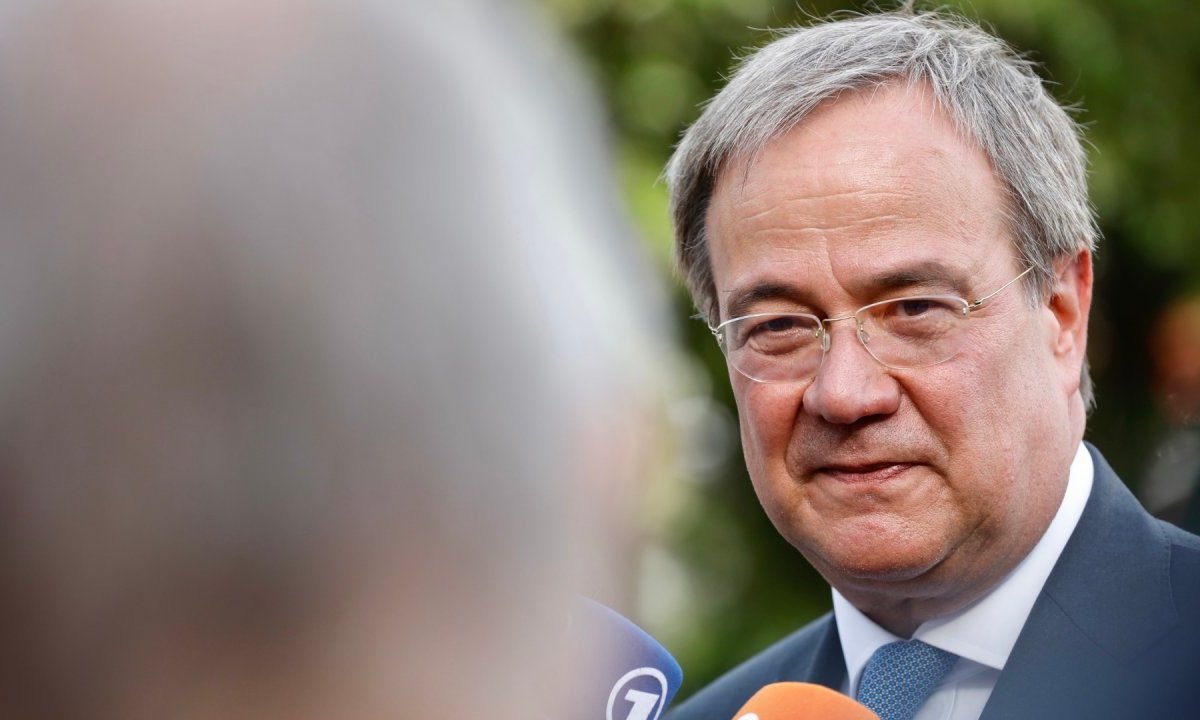Bundestagswahl: Armin Laschet mit deutlichem DÃ¤mpfer.
