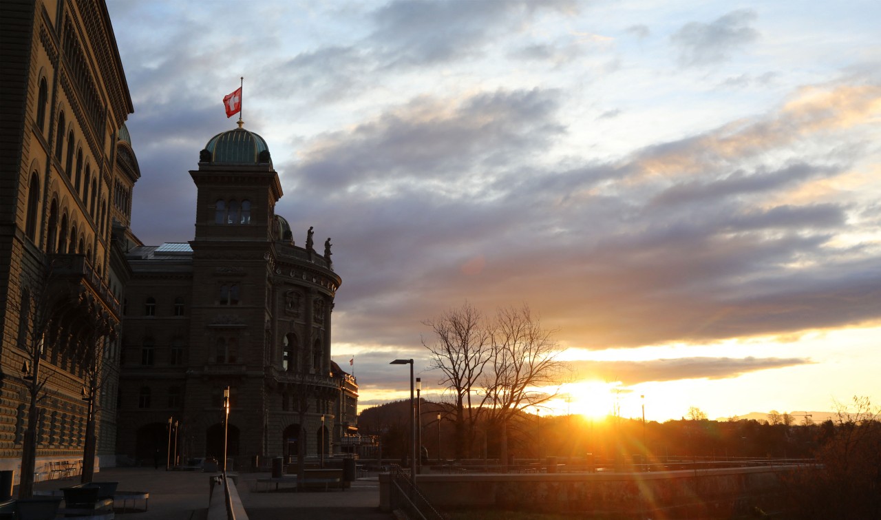 Das Bundeshaus in Bern, Sitz von Regierung und Parlament