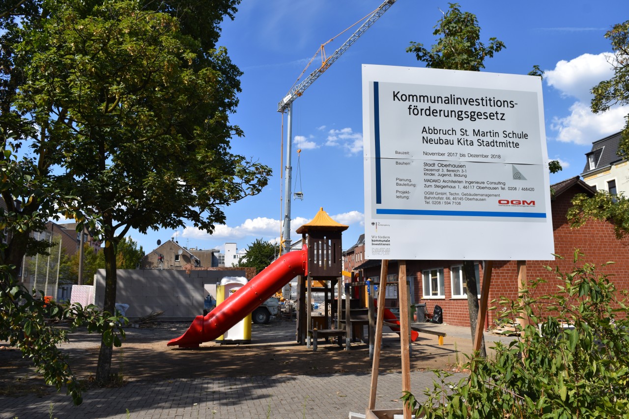 In der Hans-Albertz-Straße entsteht die neue Kindertagesstätte.