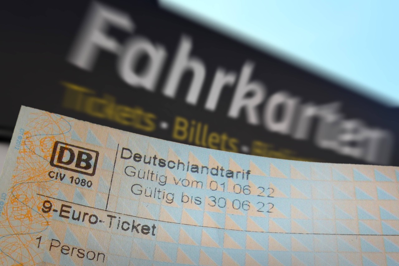 Deutsche Bahn: Das 9-Euro-Ticket sorgt bei einigen für Verwirrung (Symbolfoto).